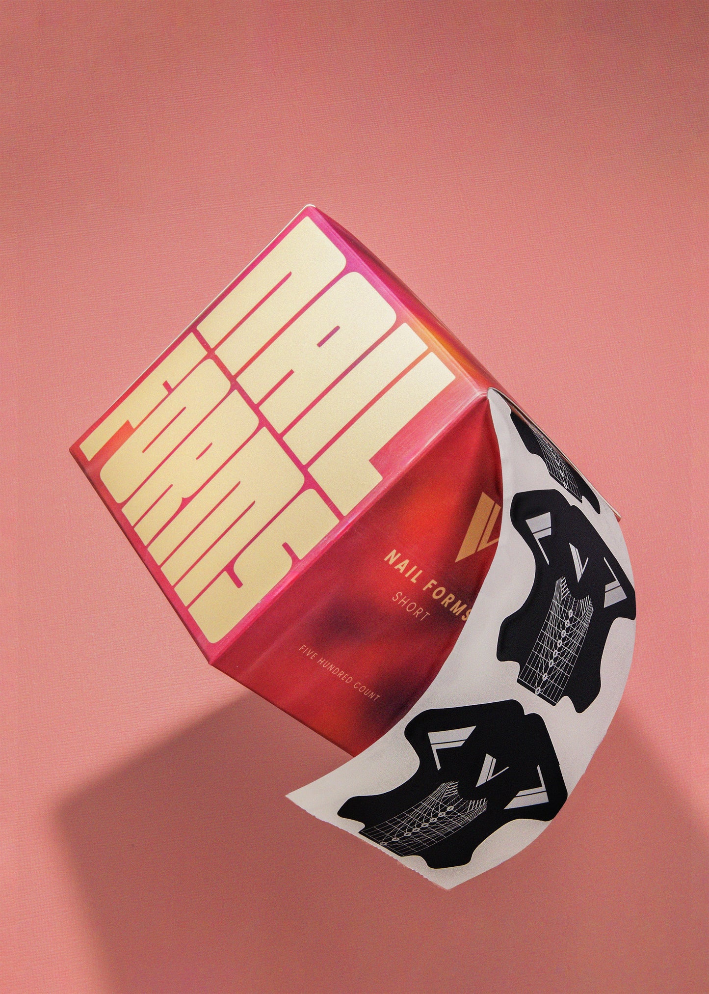 VBP Nail Forms Short Matte Black