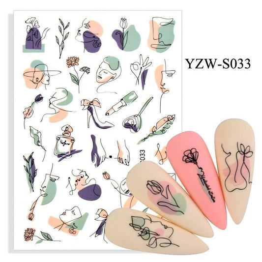 MINIMALIST STICKERS 6 PACK