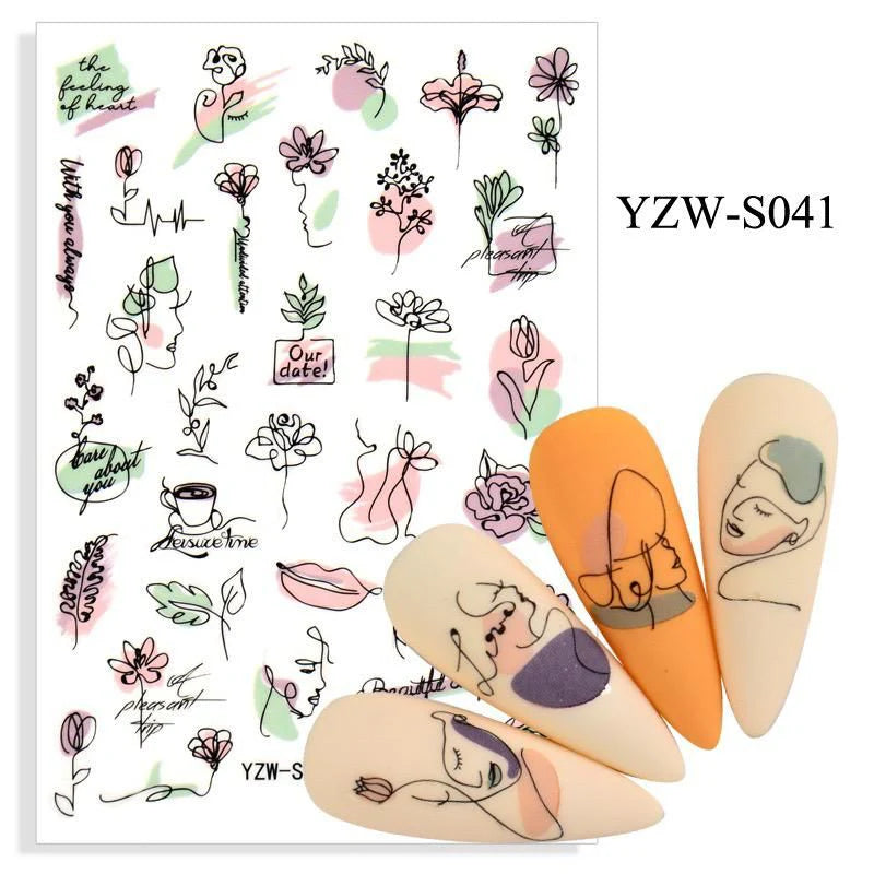 MINIMALIST STICKERS 6 PACK