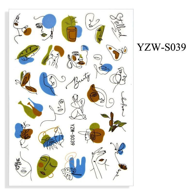 MINIMALIST STICKERS 6 PACK