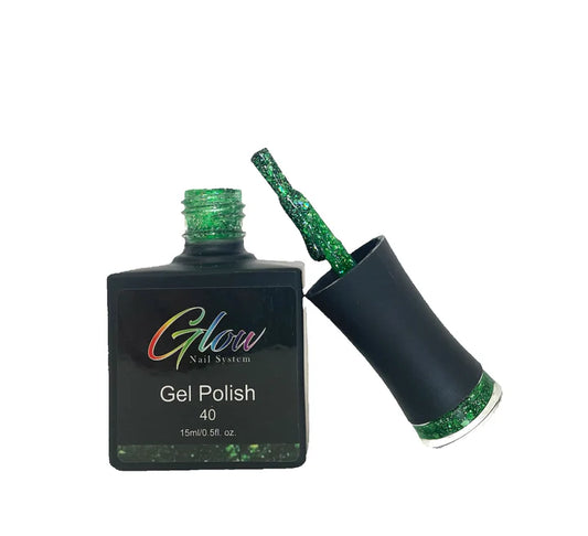 CHRISTMAS TREE GLITTER GEL POLISH